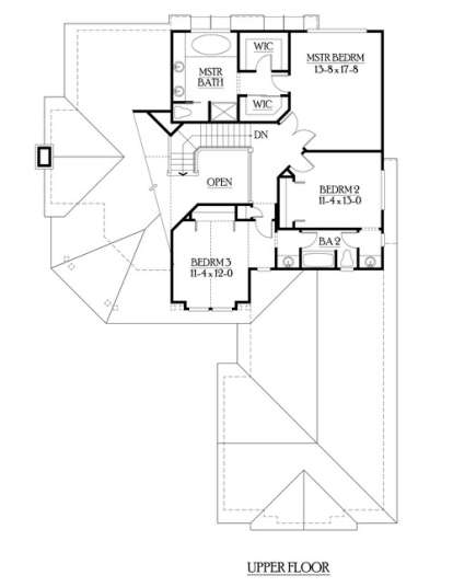 Floorplan 2 for House Plan #341-00079