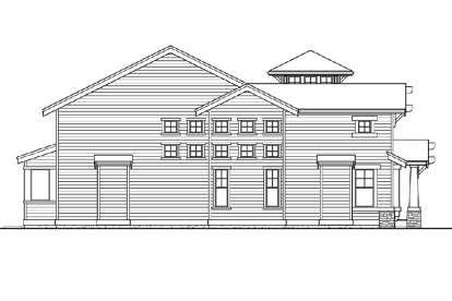 Craftsman House Plan #341-00080 Elevation Photo