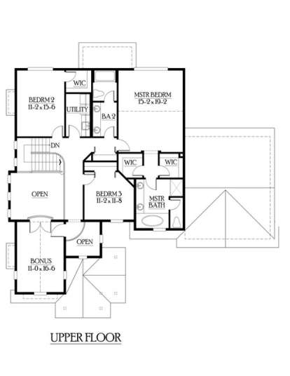 Floorplan 2 for House Plan #341-00080