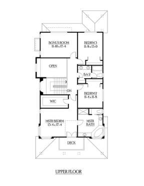 Floorplan 2 for House Plan #341-00081