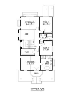 Floorplan 2 for House Plan #341-00082