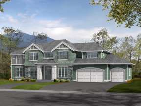 Northwest House Plan #341-00083 Elevation Photo