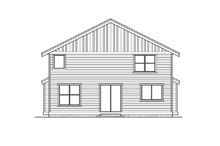 Northwest House Plan #341-00085 Elevation Photo