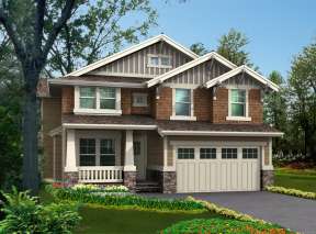 Northwest House Plan #341-00085 Elevation Photo