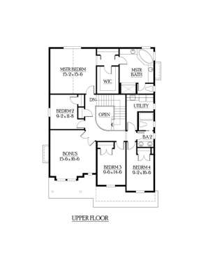 Floorplan 2 for House Plan #341-00085