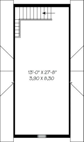Bonus Room for House Plan #034-00163