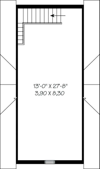 Bonus Room for House Plan #034-00163