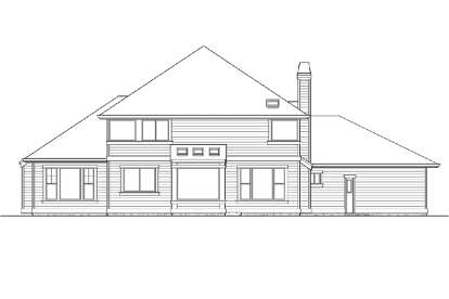 Country House Plan #341-00086 Elevation Photo