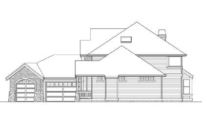 Country House Plan #341-00086 Elevation Photo