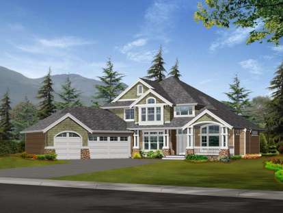 4 Bed, 3 Bath, 2925 Square Foot House Plan - #341-00086