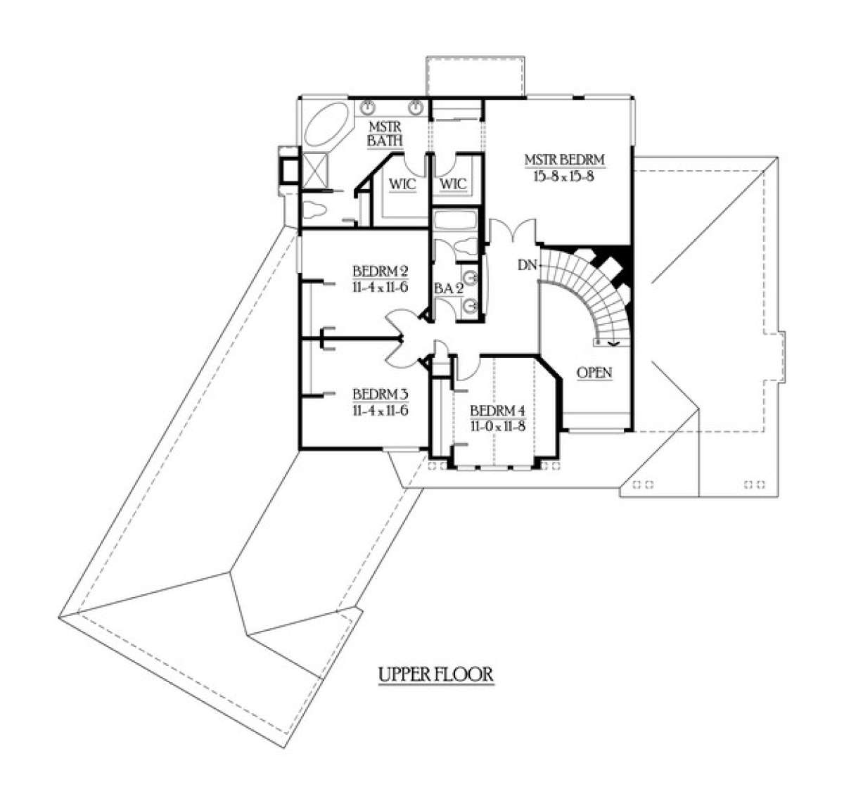 Floorplan 2 for House Plan #341-00086