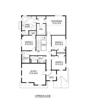 Floorplan 2 for House Plan #341-00088