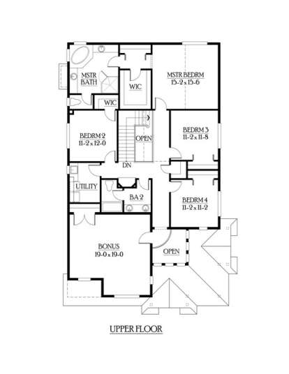 Floorplan 2 for House Plan #341-00089