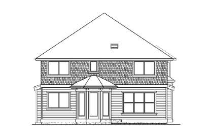 Northwest House Plan #341-00095 Elevation Photo