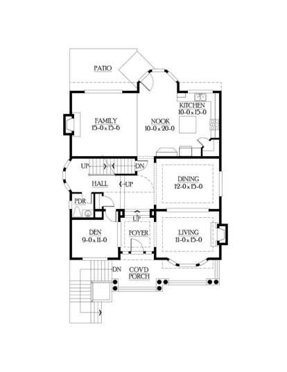 Floorplan 2 for House Plan #341-00095