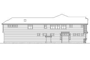 Narrow Lot House Plan #341-00097 Elevation Photo