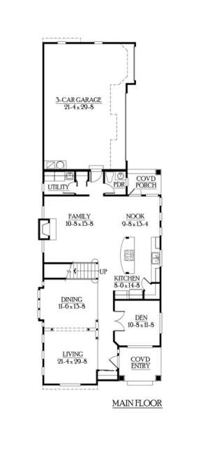 Floorplan 1 for House Plan #341-00097