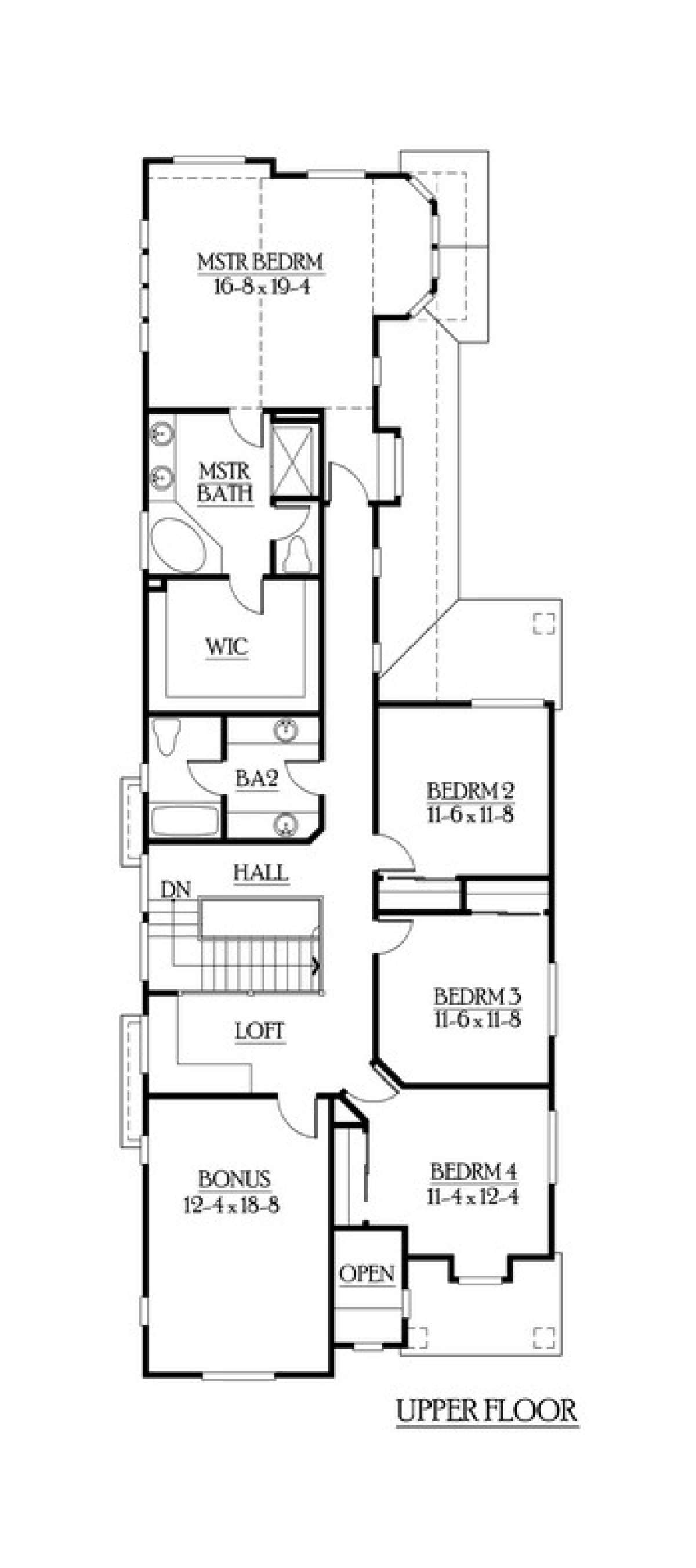 Floorplan 2 for House Plan #341-00097