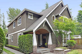 Narrow Lot House Plan #341-00098 Elevation Photo