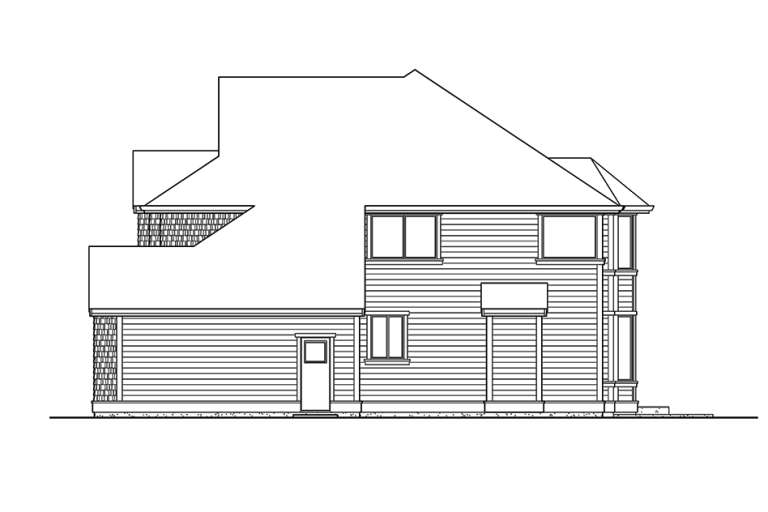 Country House Plan #341-00099 Elevation Photo