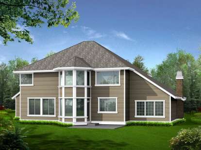 Country House Plan #341-00099 Elevation Photo