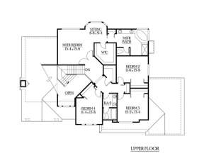 Floorplan 2 for House Plan #341-00099
