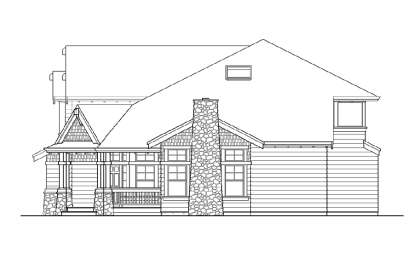 Craftsman House Plan #341-00100 Elevation Photo