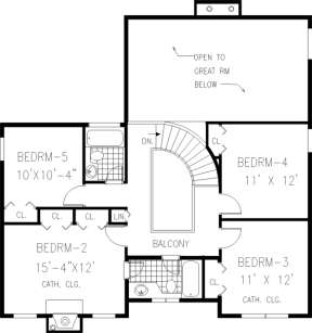 Floorplan 2 for House Plan #033-00120