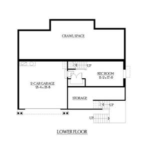 Floorplan 1 for House Plan #341-00106