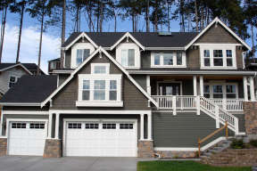 Craftsman House Plan #341-00107 Elevation Photo