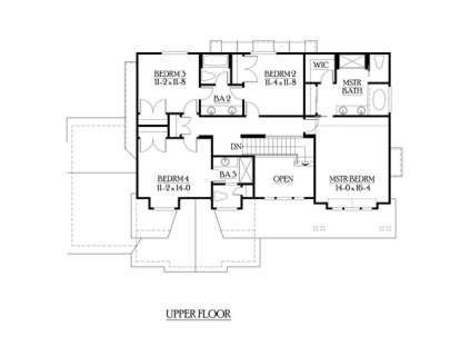 Floorplan 3 for House Plan #341-00107