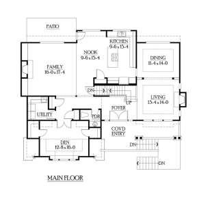 Floorplan 2 for House Plan #341-00108