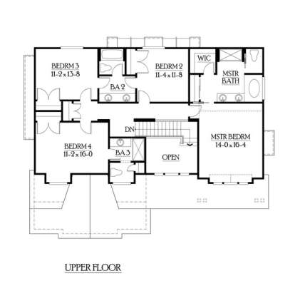 Floorplan 3 for House Plan #341-00108