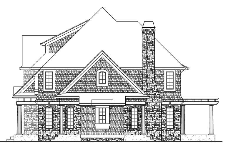 Country House Plan #341-00115 Elevation Photo