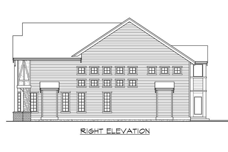 Craftsman House Plan #341-00120 Elevation Photo