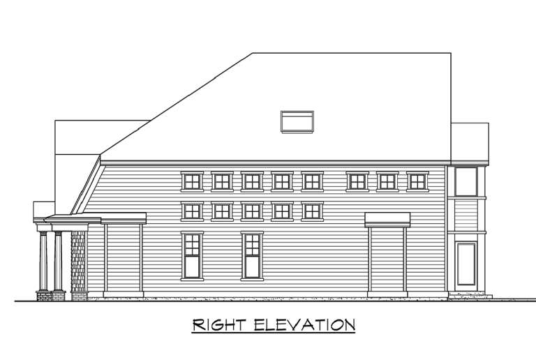 Craftsman House Plan #341-00121 Elevation Photo