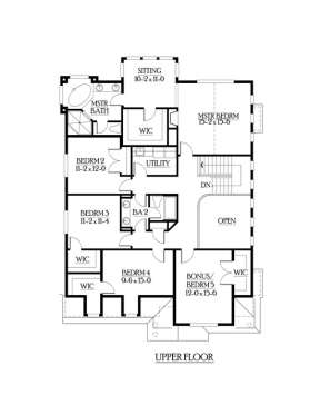 Floorplan 2 for House Plan #341-00121