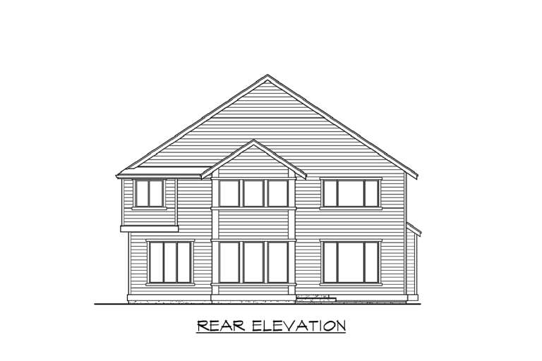 Craftsman House Plan #341-00122 Elevation Photo