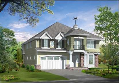 Craftsman House Plan #341-00122 Elevation Photo