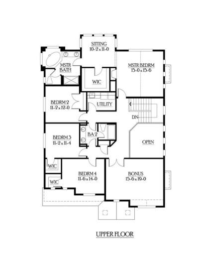 Floorplan 2 for House Plan #341-00123