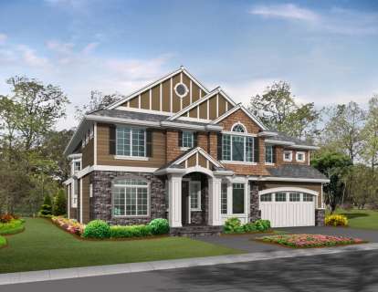 4 Bed, 2 Bath, 3305 Square Foot House Plan - #341-00124