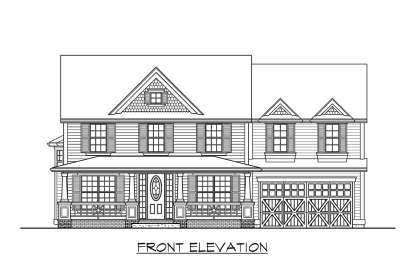 Country House Plan #341-00125 Elevation Photo