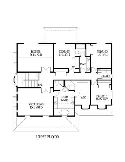 Floorplan 2 for House Plan #341-00125