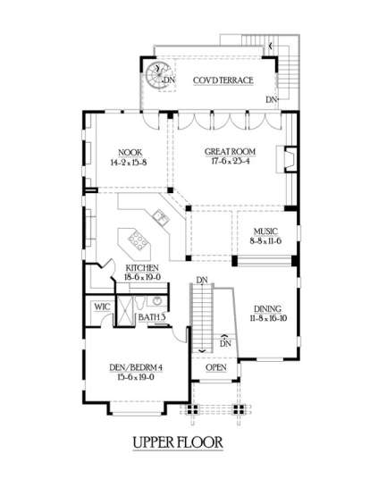 Floorplan 2 for House Plan #341-00127