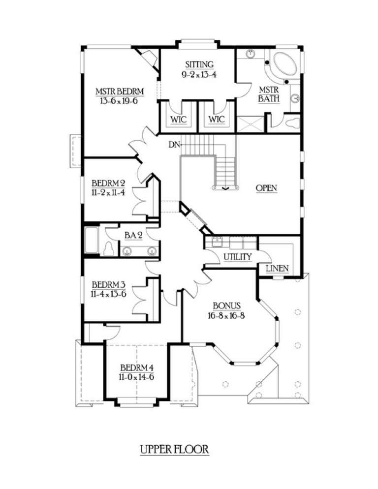 House Plan House Plan #6003 Drawing 2