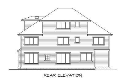 Northwest House Plan #341-00132 Elevation Photo
