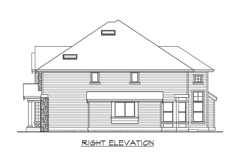 Northwest House Plan #341-00134 Elevation Photo