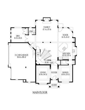 Floorplan 2 for House Plan #341-00134