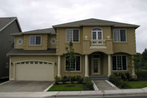 Contemporary House Plan #341-00135 Elevation Photo