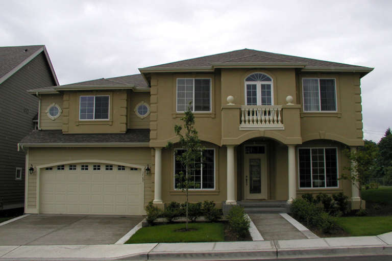 Contemporary House Plan #341-00135 Elevation Photo